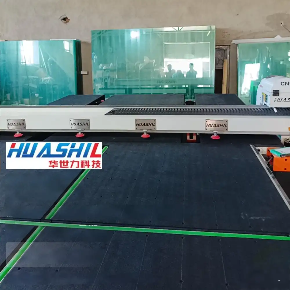 How does a CNC glass cutting machine integrate with CAD software?